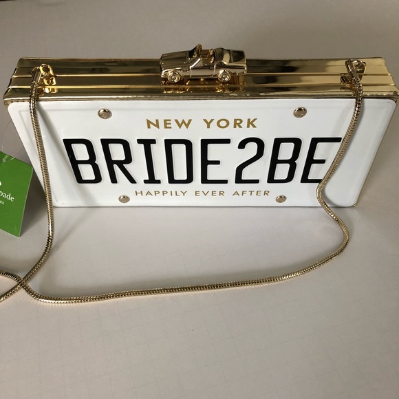kate spade bridal clutch